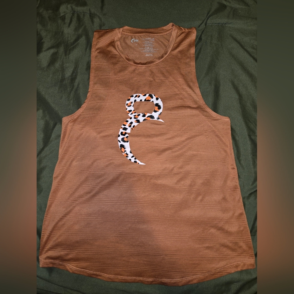 ZYIA Kettlebell Leopard Tank